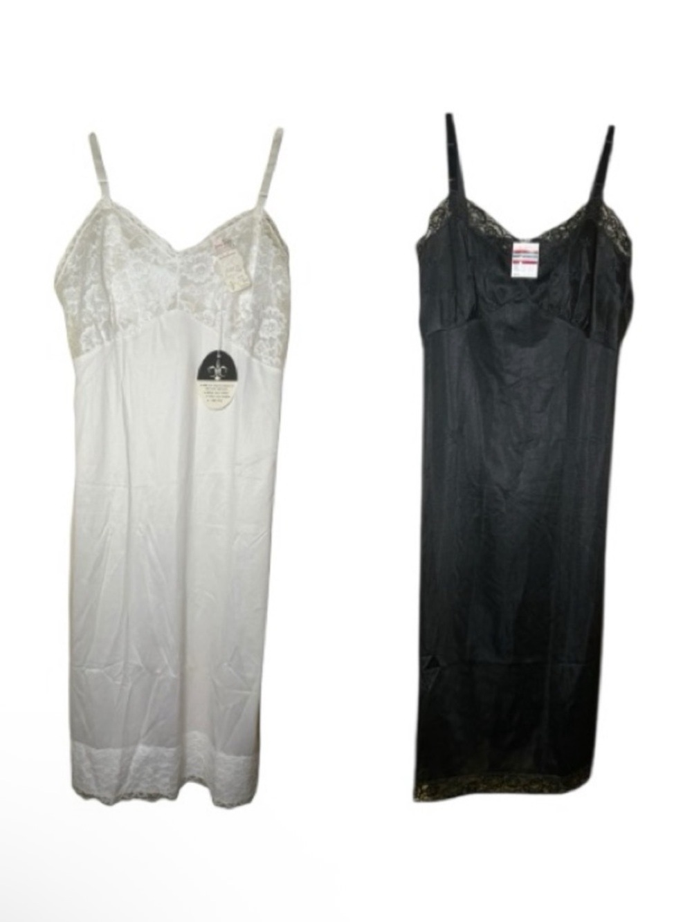 Sans Souci NWT Lace Detail 70s Slip Vintage Breathable Slip Bundle
